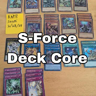 Yu-Gi-Oh S-Force Deck Core