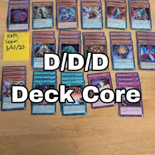 Yu-Gi-Oh D/D/D Deck Core