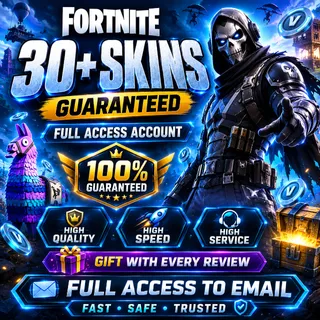 ⚡ 30+ SKINS — FORTNITE ACCOUNT (1 Account) | PREMIUM VALUE | FULL ACCESS | ALL PLATFORMS [BN-30+S1-001]