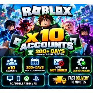 🔥 10X RBL ACCOUNTS BUNDLE | 200+ Days Old | Email Not Linked | All Data Changeable | Fast Delivery [LS-000163]