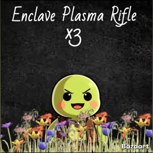 Enclave Plasma Rifle x3