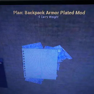 Armor Plated Backpack Mo