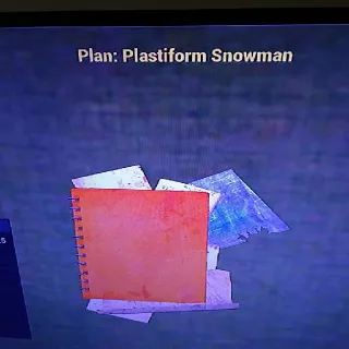 Plastiform Snowman