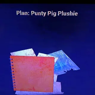 Punty Pig Plushie