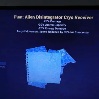 Alien Disintegrator Cryo