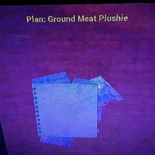 Ground Meat Plushie