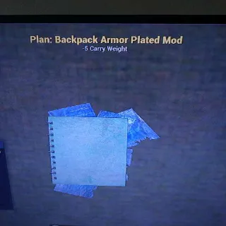 Armor Plated Backpack Mo