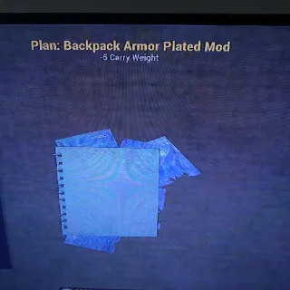 Armor Plated Backpack Mo