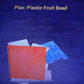 Plastic Fruit Bowl