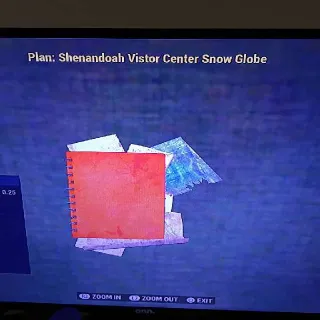Shenandoah V C Snow Glob