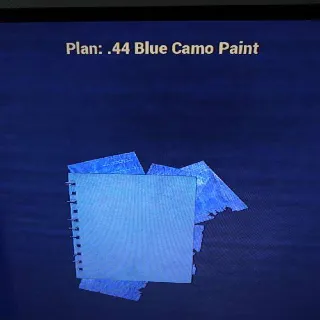 .44 Blue Camo Paint