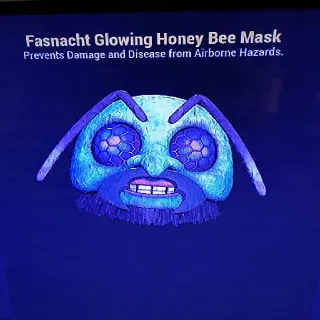 Fasnacht Glowing Honey Bee Mask