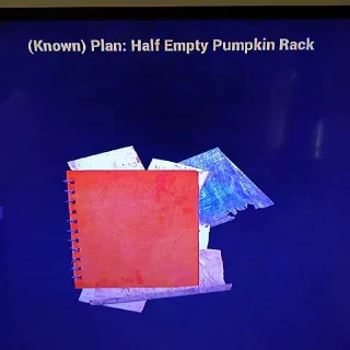 Half Empty Pumpkin Rack