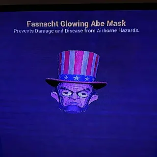 Fasnacht Glowing Abe Mask