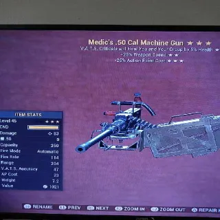 Weapon | Med 25 25 50cal Machine