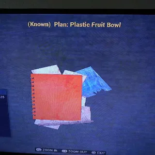 Plastic Fruit Bowl