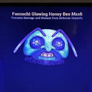Fasnacht Glowing Honey Bee Mask