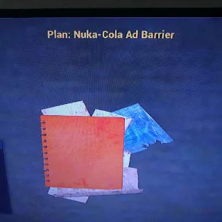 Nuka Cola Ad Barrier