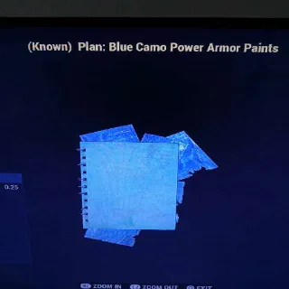 Blue Camo P A Paint