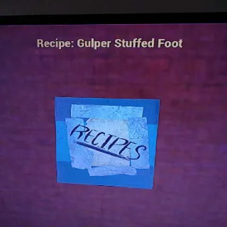 Gulper Stuffed Foot