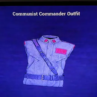 Communist Commander Outfit W Hat