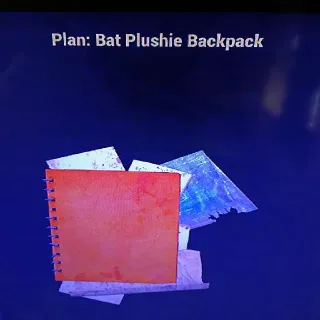Bat Plushie Backpack