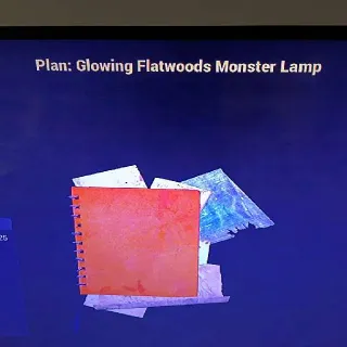 Glowing F Monster Lamp