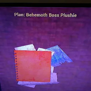 5 Behemoth Boss Plushie