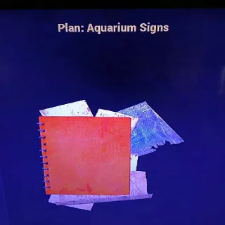 Aquarium Signs