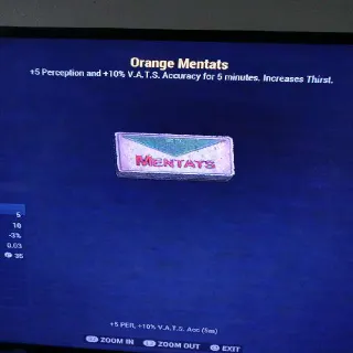 200 Orange Mentats
