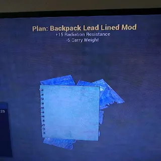 Lead Lined Backpack Mod