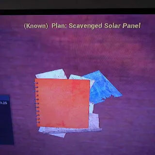 Scavenged Solar Panel