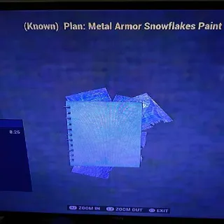 Metal Armor Snowflakes P