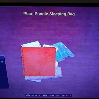 Poodle Sleeping Bag