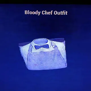 5 Bloody Chef Outfit W Hat