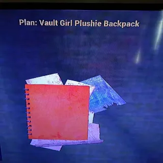 Vault Girl Plushie Backpack