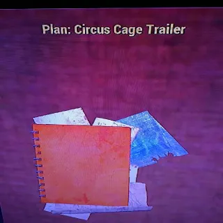 5 Circus Cage Trailer Pl
