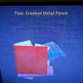 Crooked Metal Fence