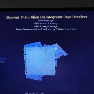 Alien Disintegrator Cryo