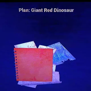 Giant Red Dinosaur