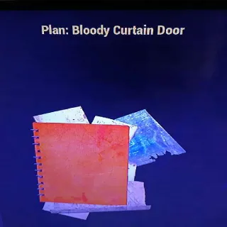 Bloody Curtain Door