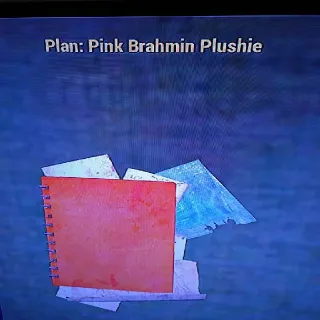 Pink Brahmin Plushie