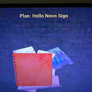 Hello Neon Sign