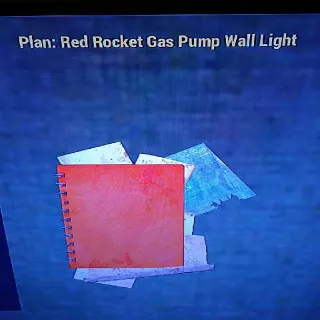 RR Gas Pump Wall Light