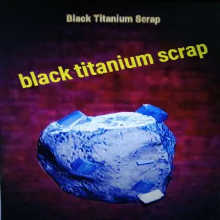 1k Black Titanium Scrap