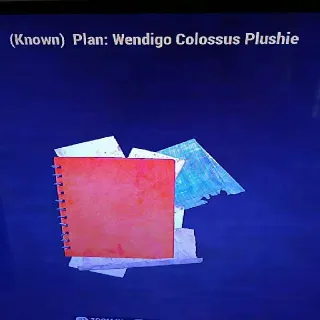 Wendigo Colossus Plushie