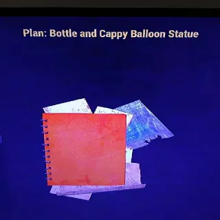 B And C Balloon Statue