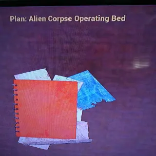Alien Corpse Op Bed