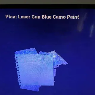 Laser Gun Blue Camo Pain