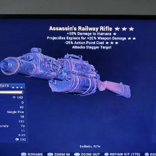 A E 25 Railway Rifle